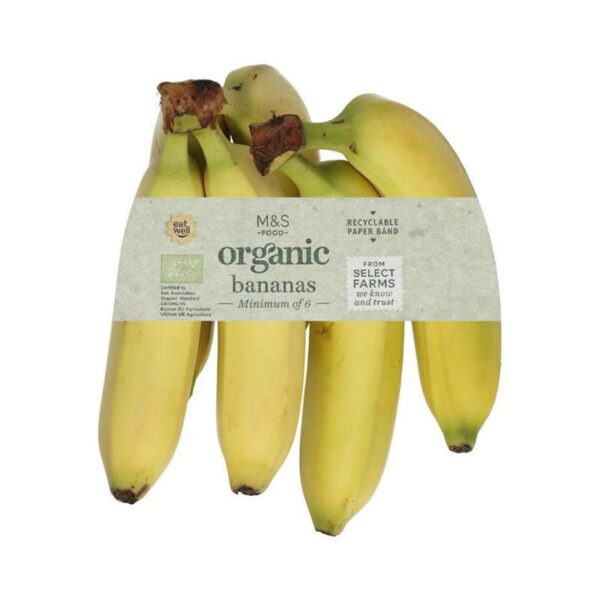 Organic Natural BananasSupermarket Organic Natural BananasSupermarket